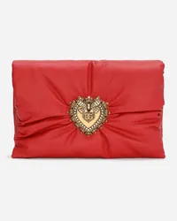 Dolce & Gabbana Medium Calfskin Devotion Soft Bag - Donna Borse A Spalla E Tracolla Rosso Pelle Rosso