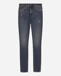 Dolce & Gabbana Jeans Skinny Audrey In Denim Di Cotone - Donna Denim Multicolore Variante