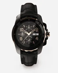 Dolce & Gabbana Ds5 Watch In Red Gold And Steel With Pvd Coating - Uomo Orologi Nero Nero