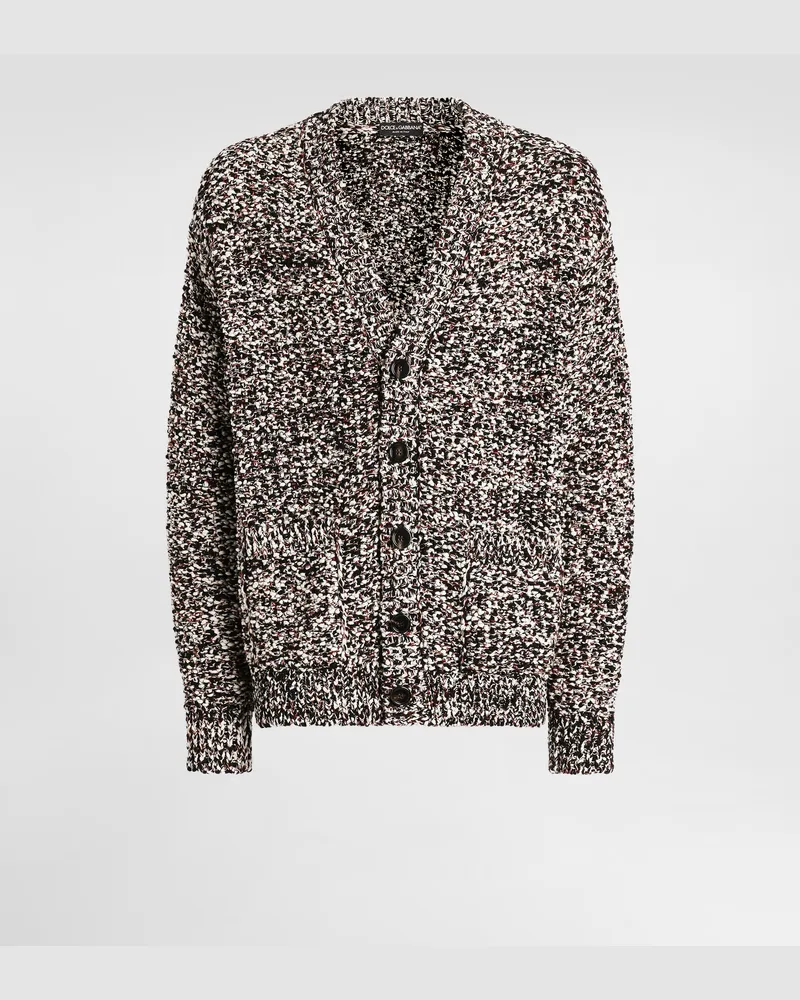 Dolce & Gabbana Cardigan In Cotone - Uomo Maglieria Beige Beige