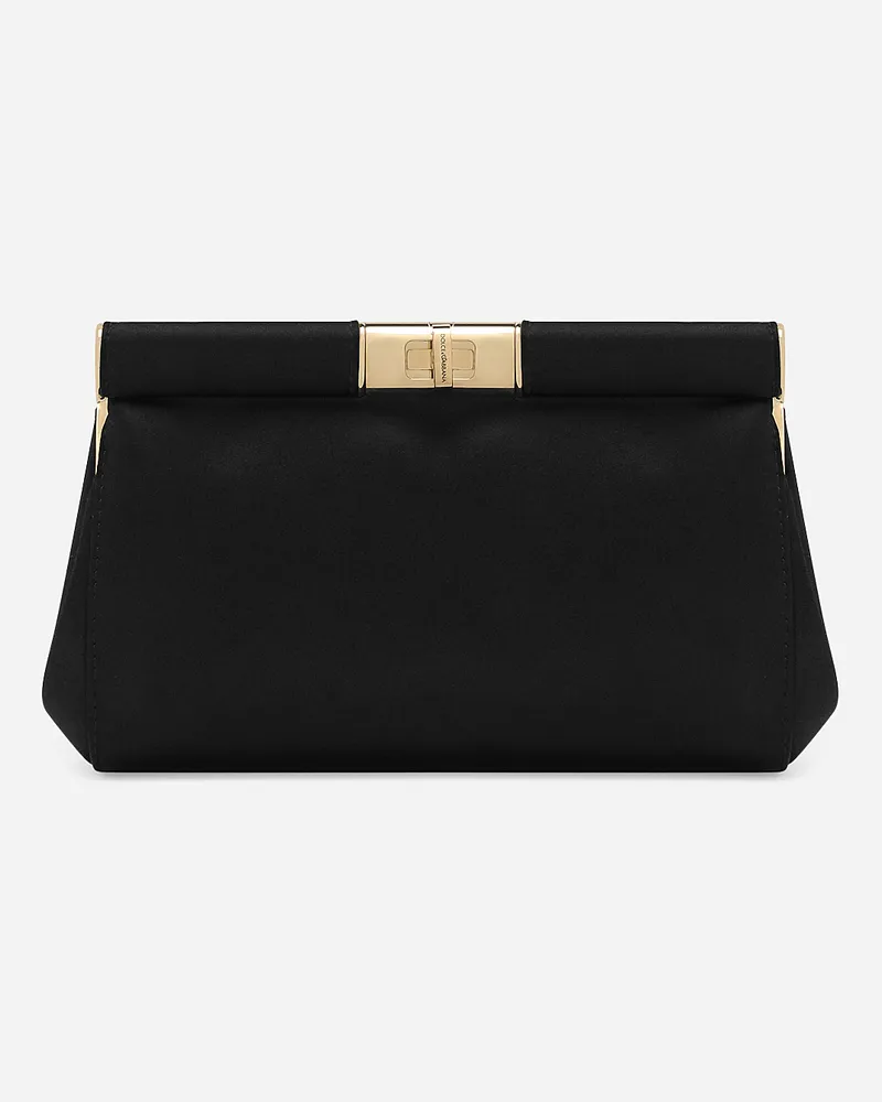 Dolce & Gabbana Borsa A Spalla Marlene Piccola - Donna Borse A Spalla E Tracolla Nero Viscosa Nero