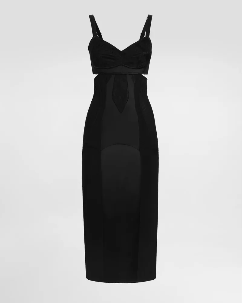 Dolce & Gabbana Abito In Cady - Donna Abiti Nero Nero
