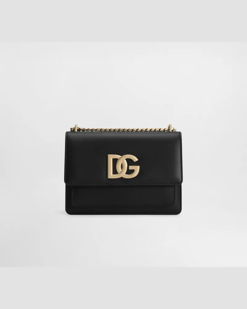 Dolce & Gabbana Borsa A Tracolla 3.5 - Donna Borse A Spalla E Tracolla Nero Pelle Nero