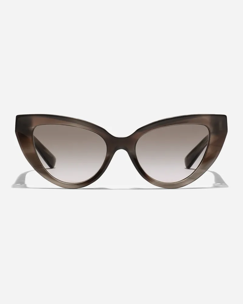 Dolce & Gabbana Occhiali Da Sole Dg Hinge - Donna Novità Striato Grigio Generic