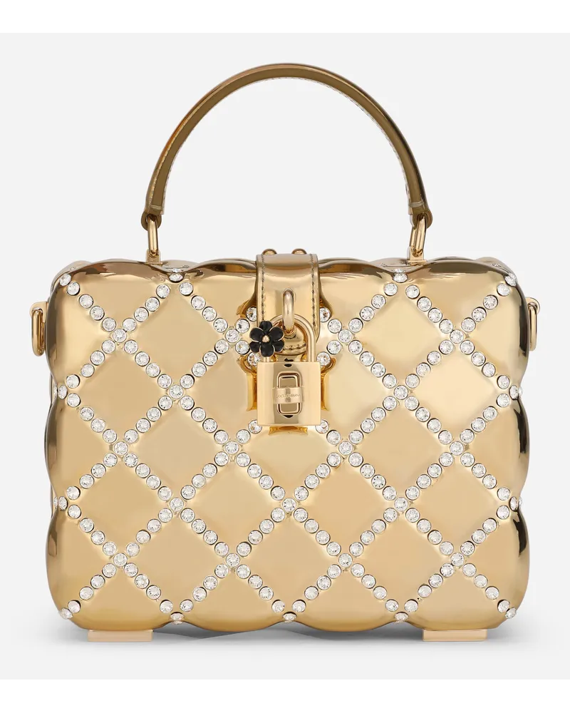 Dolce & Gabbana Resin Dolce Box Bag With Rhinestones - Donna Borse A Mano Multicolore Multicolore