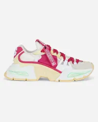 Dolce & Gabbana Sneaker Air Master In Mix Materiali - Donna Sneaker Multicolore Multicolor