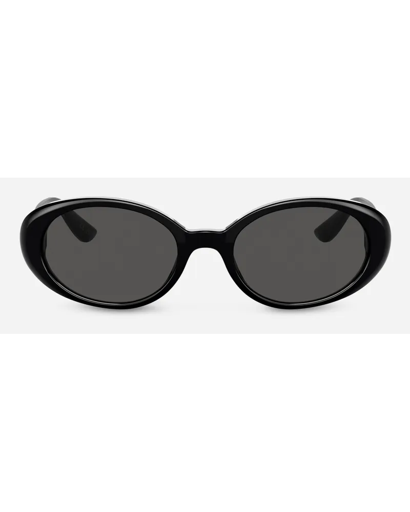 Dolce & Gabbana Re-edition Dna Sunglasses - Donna Nero Acetato Generic