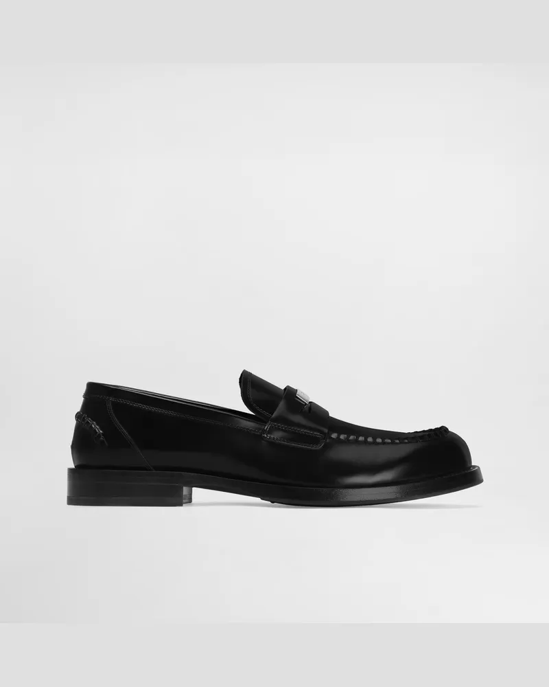 Dolce & Gabbana Mocassino In Pelle Di Vitello - Uomo Collection Nero Nero