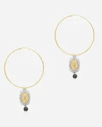 Dolce & Gabbana Sicily Hoop Earrings - Donna Orecchini Oro Oro