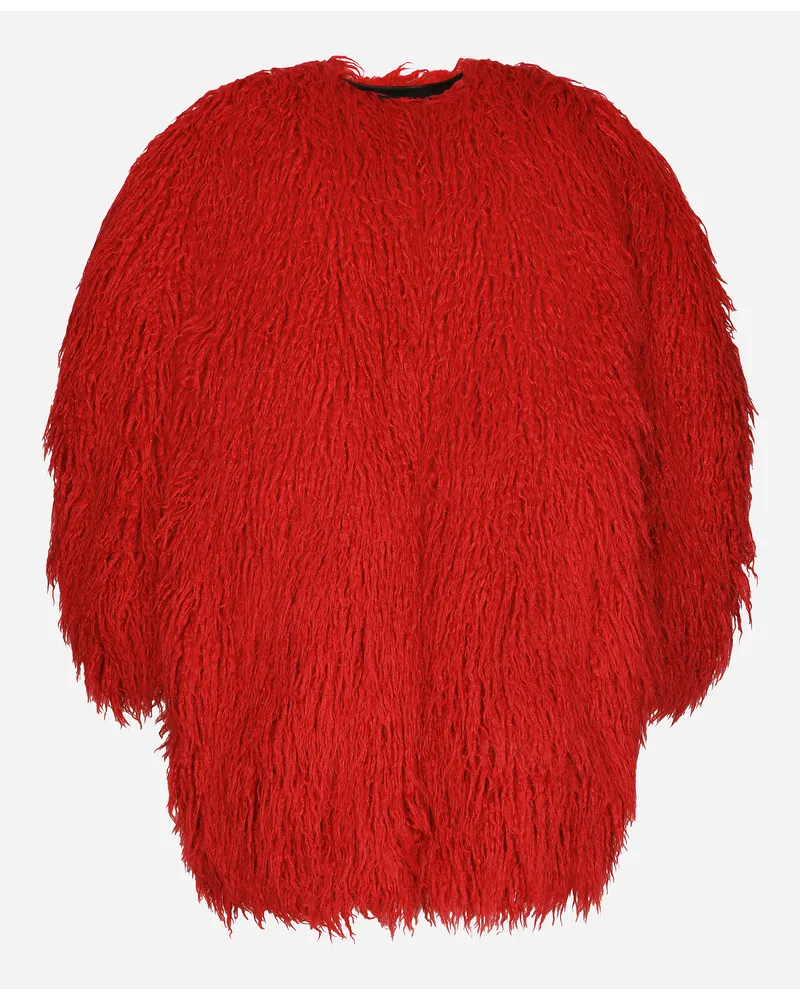 Dolce & Gabbana Stola - Donna Cappotti E Giubbotti Rosso Rosso