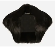 Faux Fur Shrug - Donna Giacche Nero Ecopelliccia