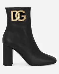 Dolce & Gabbana Stivaletto In Nappa - Donna Stivali E Stivaletti Nero Pelle Nero