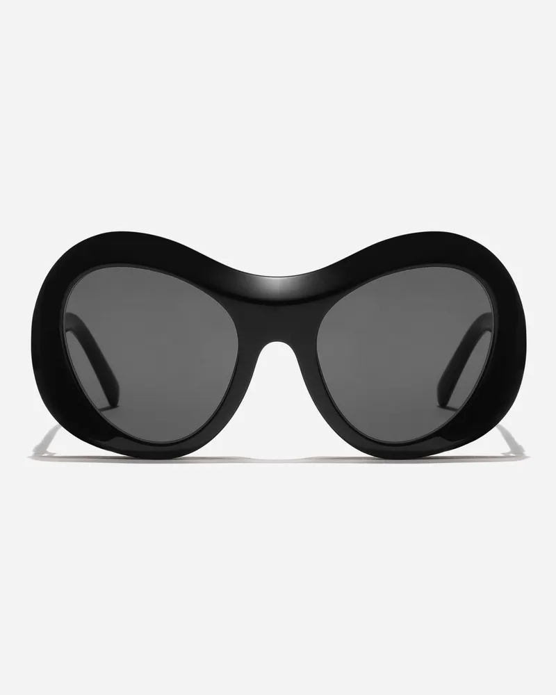 Dolce & Gabbana Occhiali Da Sole Re-edition - Donna Novità Nero Acetato Generic