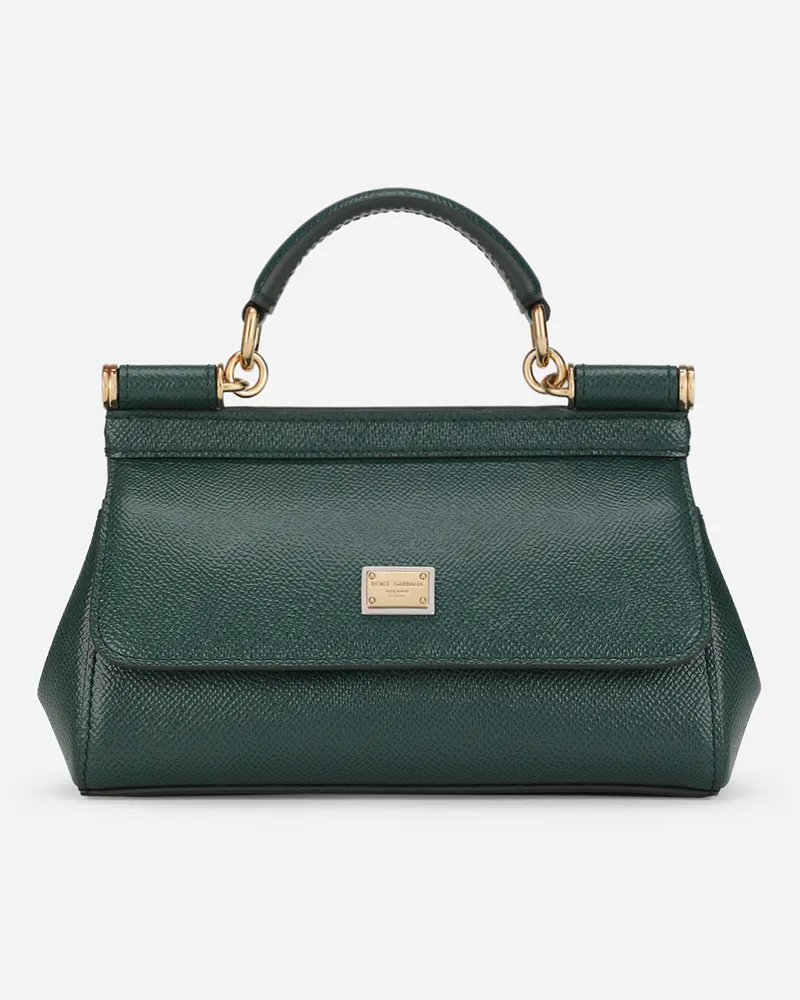 Dolce & Gabbana Borsa A Mano Sicily Piccola - Donna Borse A Mano Verde Lago