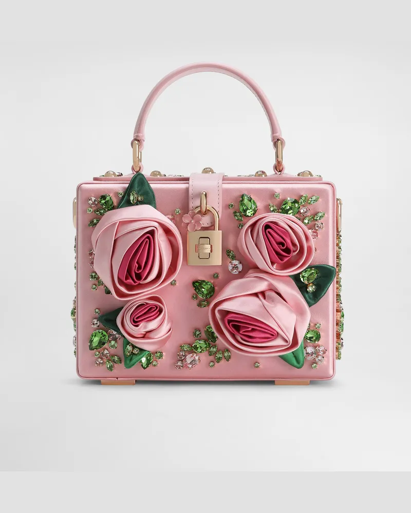 Dolce & Gabbana Borsa A Mano Dolce Box - Donna Borse A Mano Rosa Rosa