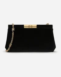 Dolce & Gabbana Borsa A Spalla Marlene Media - Donna Borse A Spalla E Tracolla Nero Nero