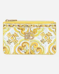 Dolce & Gabbana Portacarte 3.5 - Donna Portafogli E Piccola Pelletteria Giallo Giallo