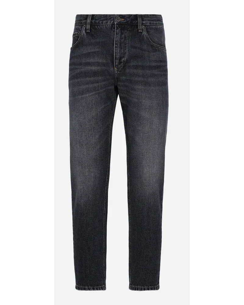 Dolce & Gabbana Jeans Loose Denim Blu - Uomo Denim Multicolore Variante