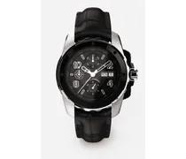Ds5 Watch In White Gold And Steel With Pvd Coating - Uomo Orologi Nero