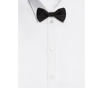 Dolce & Gabbana Silk Bow Tie - Uomo Cravatte E Pochette Nero Tessuto Nero