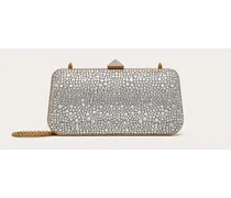 MINAUDIERE CARRY SECRETS CON STRASS Donna CRYSTAL