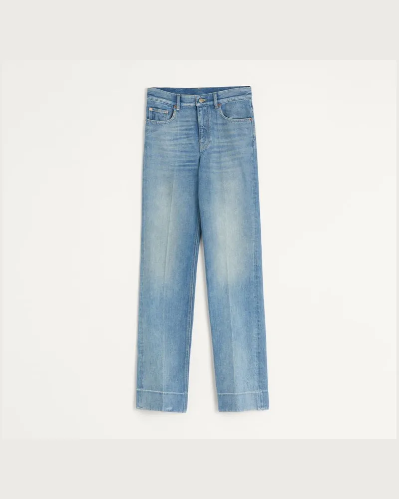 Valentino Garavani Pantaloni In Denim Donna DENIM Denim