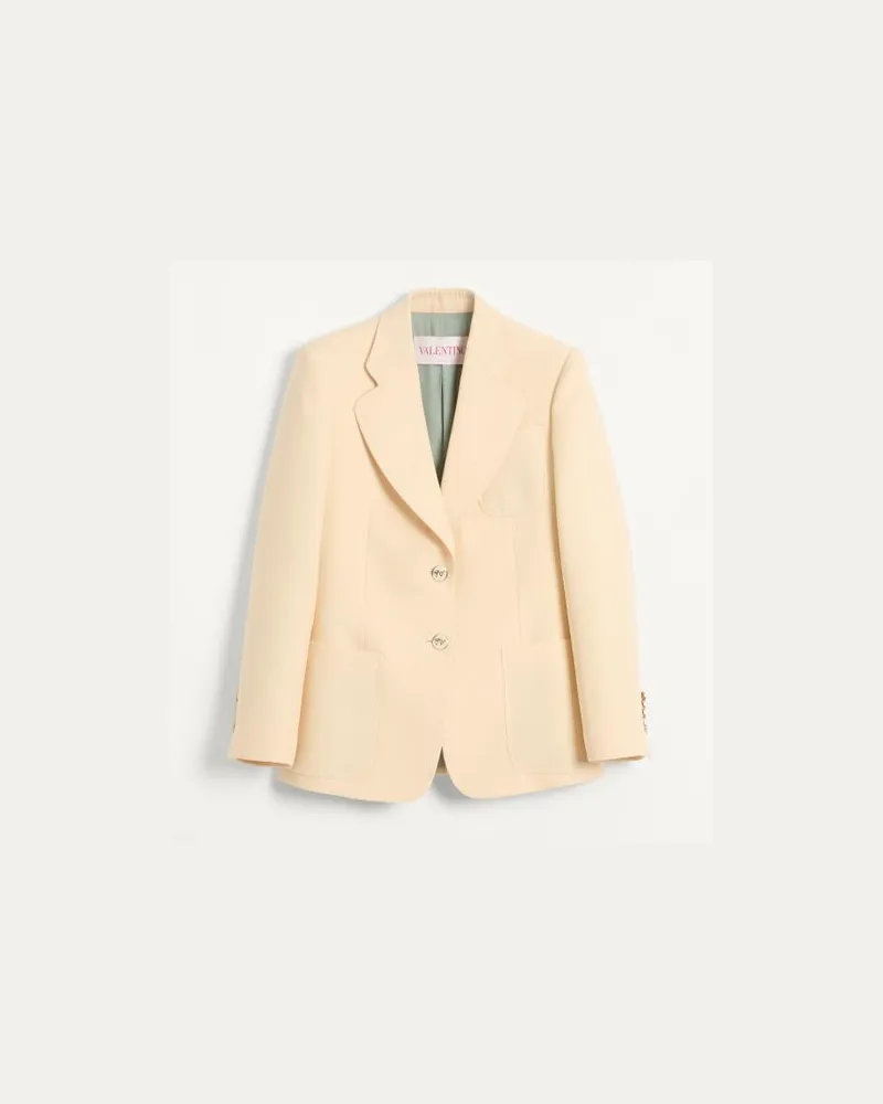 Valentino Garavani Blazer In Crepe Couture Donna BETULLA Betulla