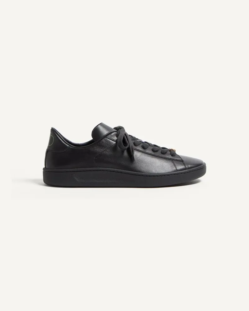 Valentino Garavani Sneaker Royco In Vitello Nappato Uomo NERO/VERDE Nero