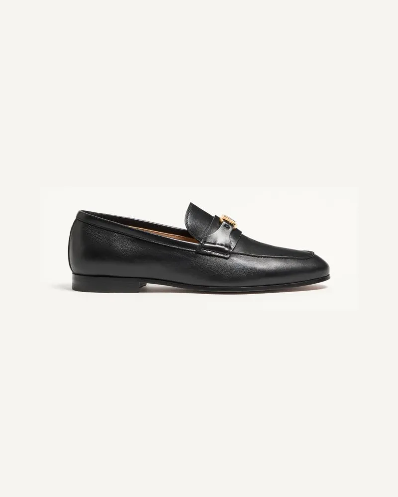 Valentino Garavani Mocassino VLogo Signature in nappa Uomo NERO Nero
