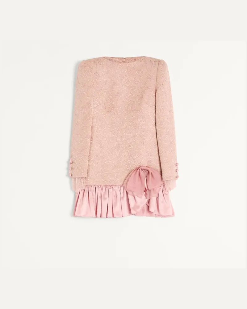 Valentino Garavani Abito Corto In Matelasse' Floreale Donna ROSA ANTICO Rosa
