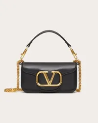 Valentino Garavani BORSA PICCOLA A SPALLA GARAVANI LOCÒ IN VITELLO Donna NERO Nero