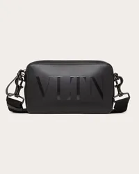 Valentino Garavani BORSA A TRACOLLA VLTN IN PELLE Uomo NERO Nero