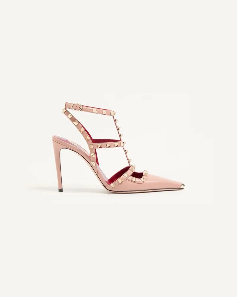 Valentino Garavani Décolleté Rockstud In Capretto 100Mm Donna LIGHT PHARD Light