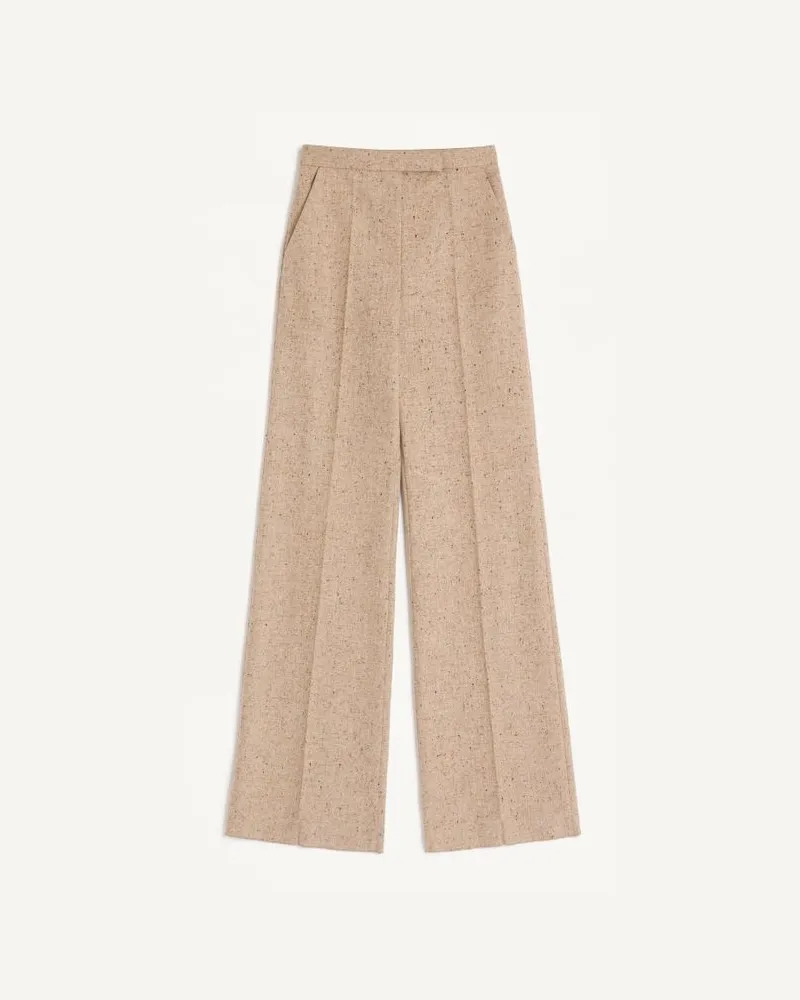 Valentino Garavani Pantaloni In Bottonato Natte' Donna AVORIO/BEIGE Avorio