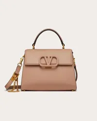 Valentino Garavani BORSA A MANO PICCOLA VSLING IN VITELLO GRANATO Donna ROSE CANNELLE Rose