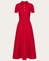 Valentino Garavani ABITO MIDI IN CREPE COUTURE Donna ROSSO Rosso