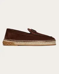 Valentino Garavani ESPADRILLAS LEISURE FLOWS IN CROSTA Uomo FONDANT Fondant