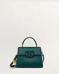 Valentino Garavani BORSA A MANO PICCOLA VSLING IN VITELLO GRANATO Donna ENGLISH GREEN English