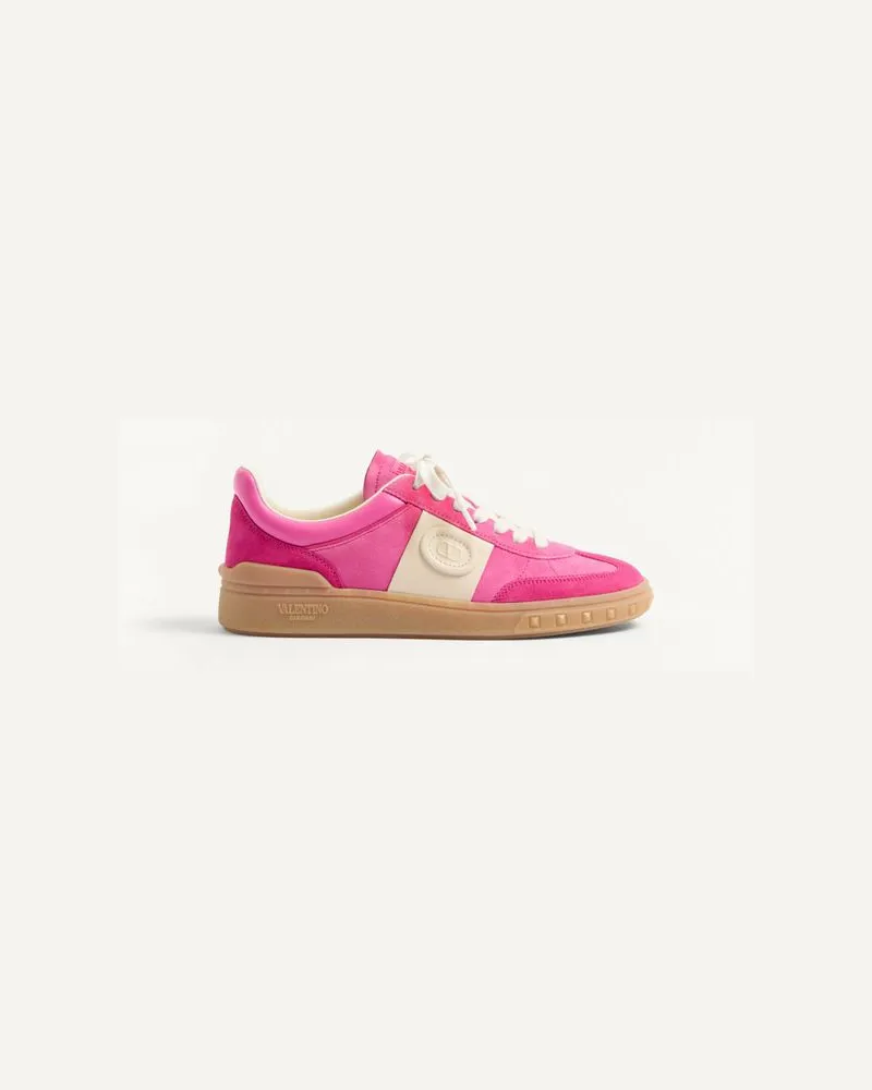 Valentino Garavani Sneaker Upvillage In Crosta Donna ROSA/AVORIO Rosa