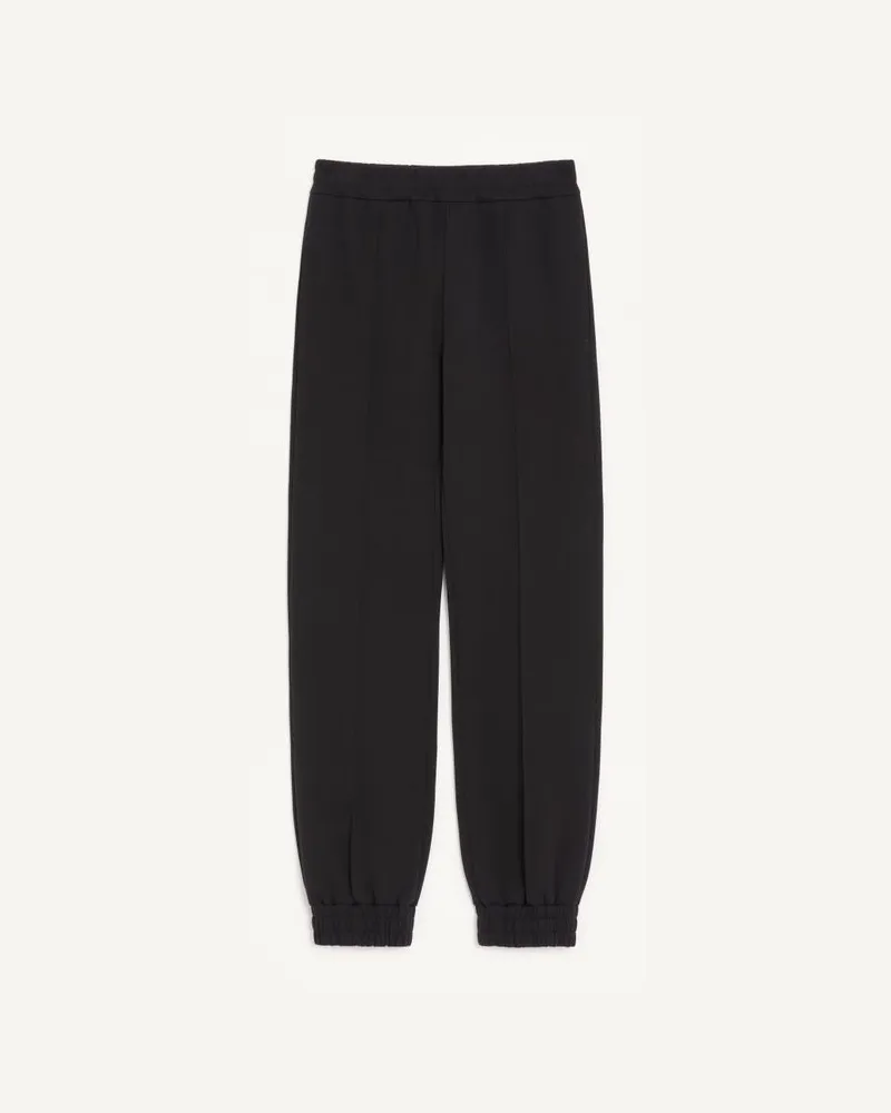 Valentino Garavani Pantaloni jogging Valentino in cotone con VGold Uomo NERO Nero