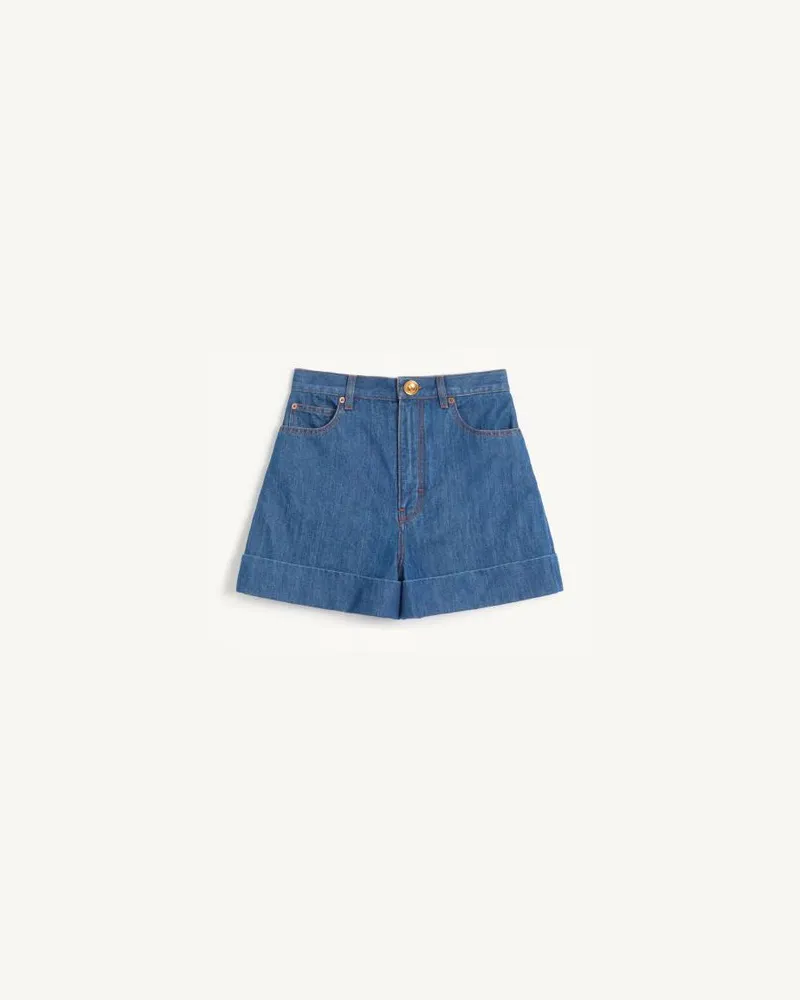 Valentino Garavani Shorts In Denim Leggero Donna DENIM Denim
