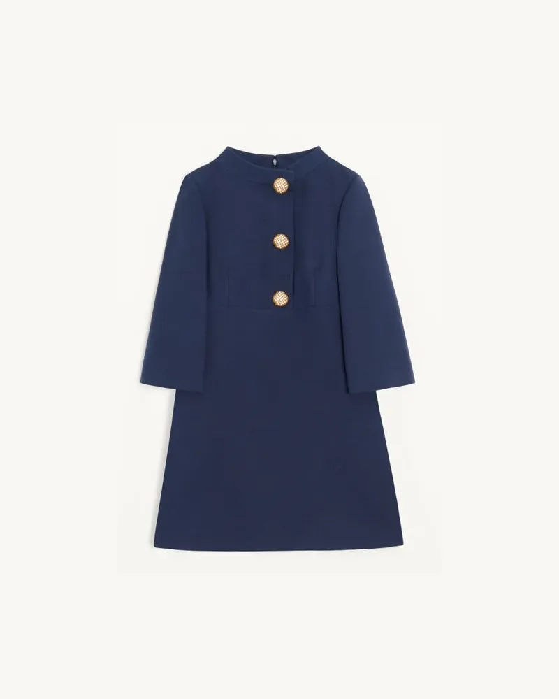 Valentino Garavani Abito In Crepe Couture Donna BLU Blu