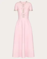 Valentino Garavani ABITO MIDI IN CREPE COUTURE RICAMATO Donna COMFIT Comfit