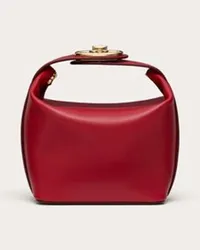 Valentino Garavani MINI BORSA A MANO VLOGO THE BOLD EDITION IN NAPPA Donna ROSSO V Rosso