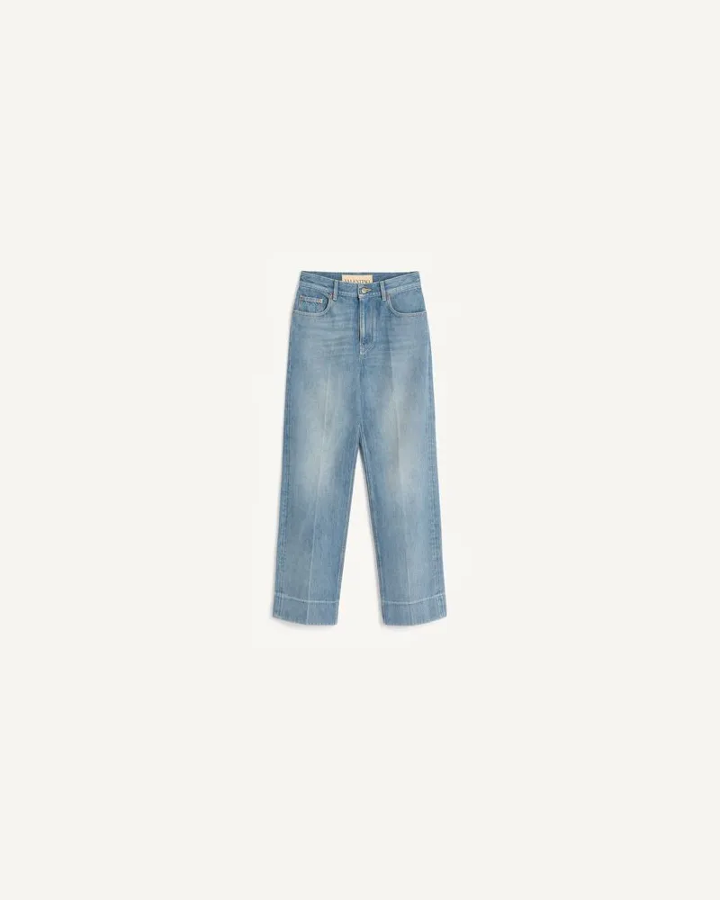 Valentino Garavani Pantaloni In Denim Donna BLU 29 
