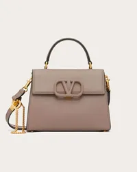 Valentino Garavani BORSA A MANO PICCOLA VSLING IN VITELLO GRANATO Donna CLAY/ROSE QUARTZ Clay