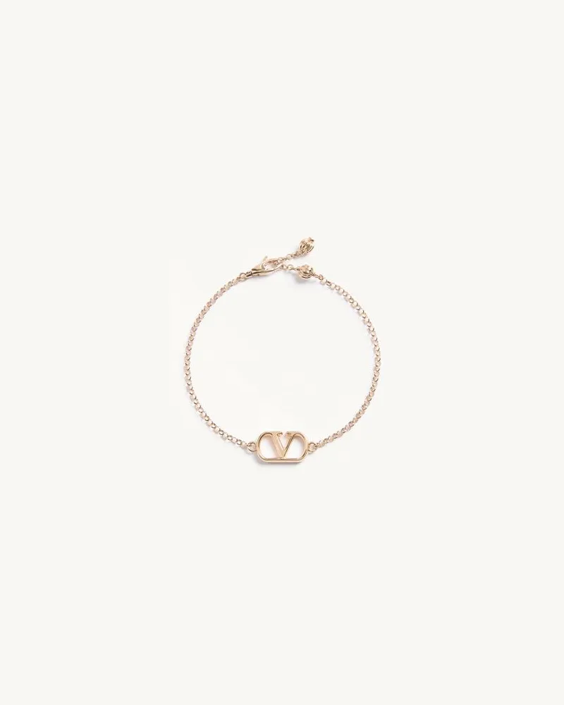 Valentino Garavani Bracciale VLogo Signature In Metallo Donna ORO Oro