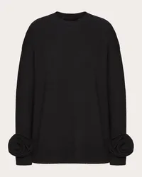 Valentino Garavani MAGLIA IN LANA Donna NERO Nero