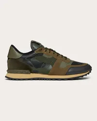 Valentino Garavani SNEAKER ROCKRUNNER CAMOUFLAGE Uomo VERDE Verde