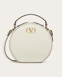 Valentino Garavani MINI BORSA VLOGO SIGNATURE IN VITELLO Donna AVORIO Avorio